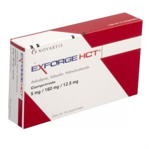 Exforge HCT 5/160/12.5 mg