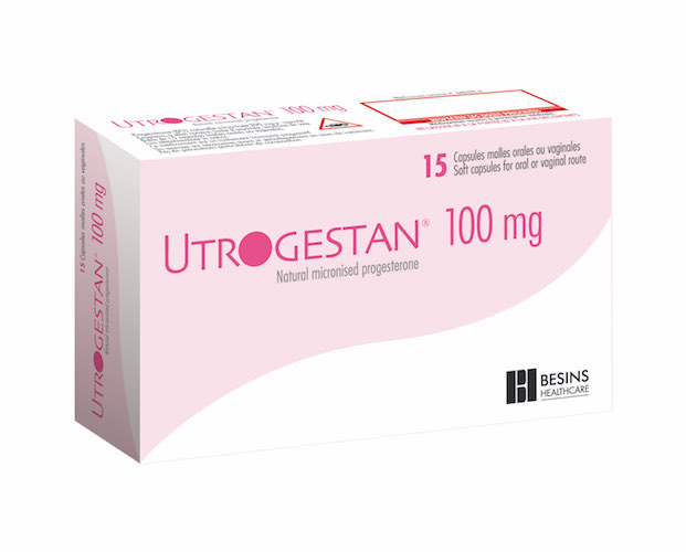UTROGESTAN 100MG CAPS MOLLES ORALES OU VAGINALES